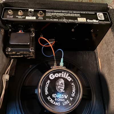 Gorilla GG-60 1x10 Solid State Guitar Combo Amplifier Vintage 1986 image 13