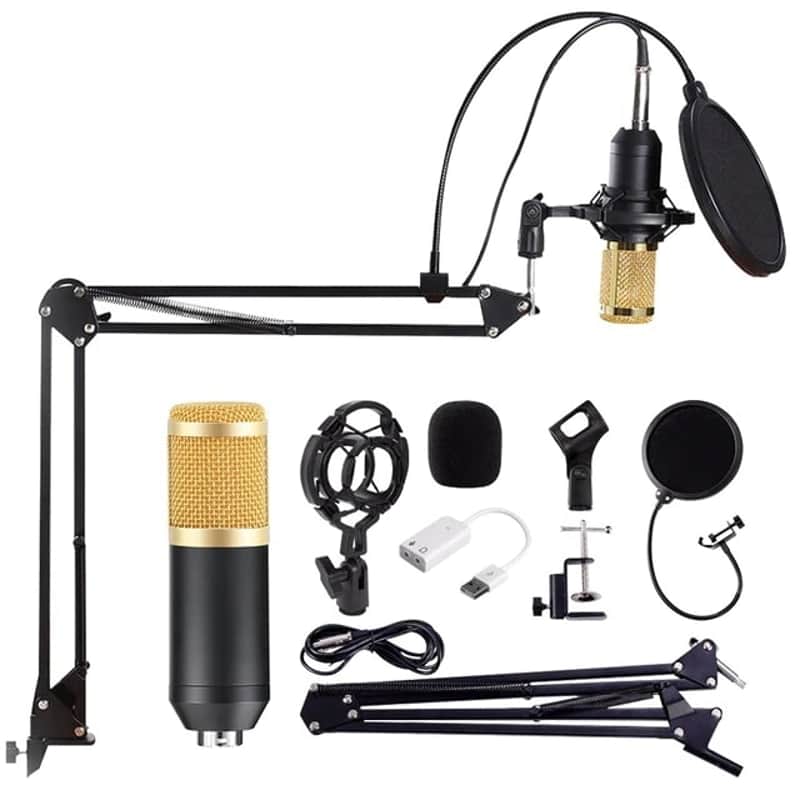 Recording Microphone Mic Stand Studio Condenser Microphone Vocal Recording KTV Karaoke Microphone image 1