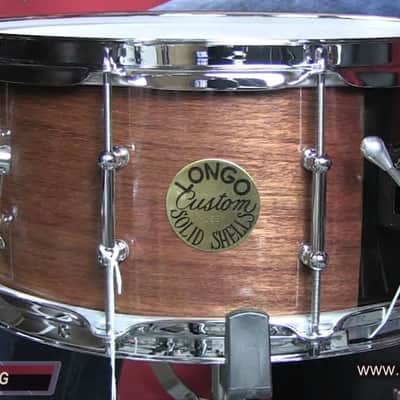 Longo Solid Ply Purpleheart Snare Drum 14x7 image 2