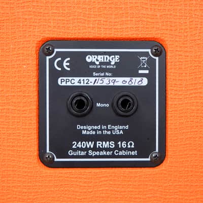 Orange PPC412 4x12 Guitar Speaker Cabinet 240w USA-Made w/ Celestion Vintage 30 image 8