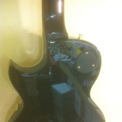 Davison Les Paul Custom Style Gtr. Black image 6
