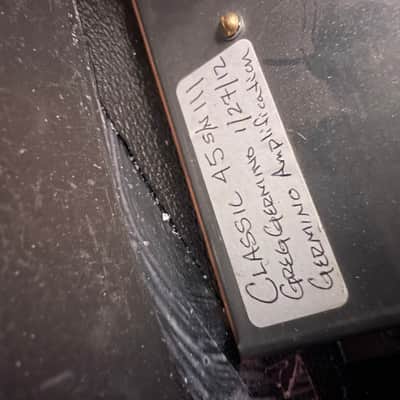 Germino Classic 45 2012 - Black Tolex image 19