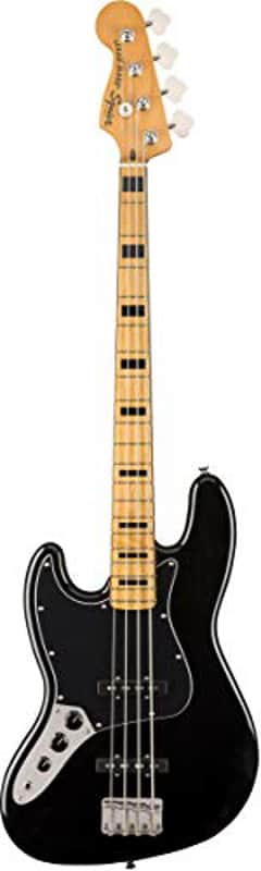 Fender Squier Classic Vibe '70s Jazz Bass, Left Handed - Black image 1