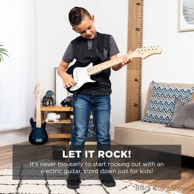 Best Choice Products Kids Electric Guitar Beginner Starter Kit w/ 5W Amplifier - 30 in-Sunburst image 6