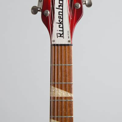 Rickenbacker  Model 360/12 Thinline Hollow Body Electric Guitar (1966), ser. #FH-2731, original silver tolex hard shell case. image 5