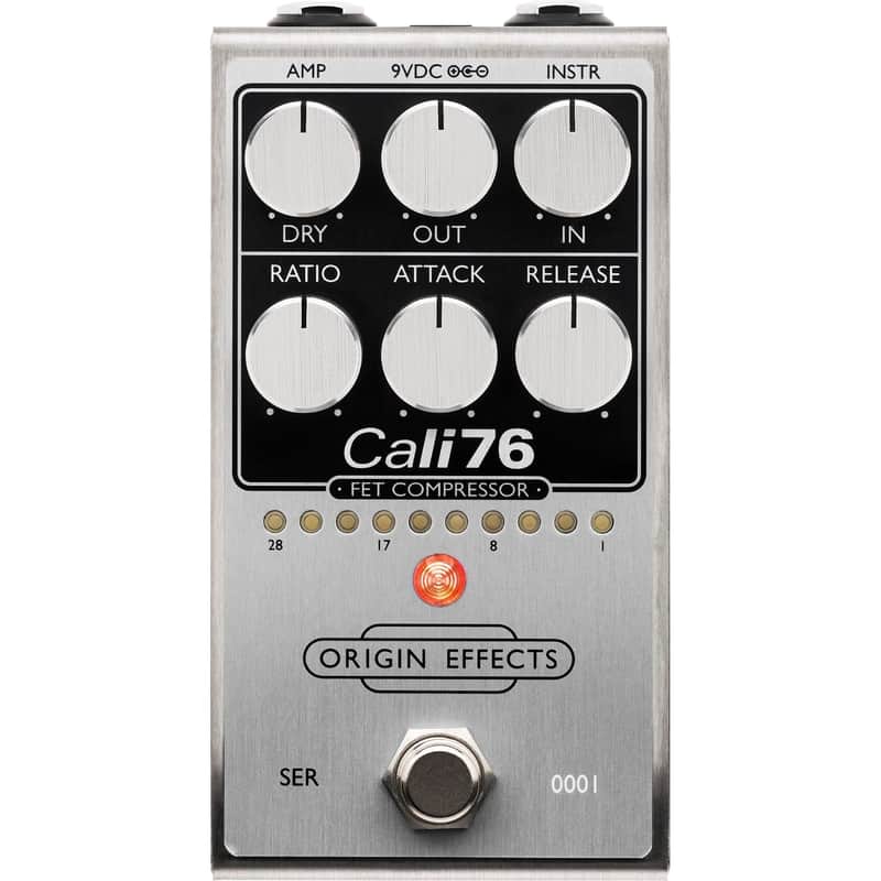 Origin Effects Cali76 V2 FET Compressor Pedal, Original Silver image 1