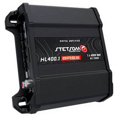 Stetsom HL 400.1 BASS Digital Car Amplifier 400W RMS 2 Ohm Bass Crossover image 8