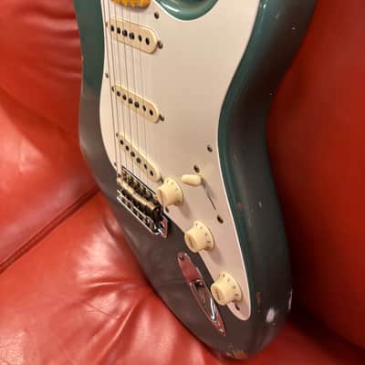2024 Fender Custom Shop Limited Edition '57 Stratocaster Reissue Relic Faded Sherwood Metallic Green image 5