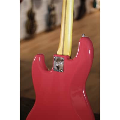 FENDER American Professional Classic Jazz Bass MN Faded Dakota Red image 8