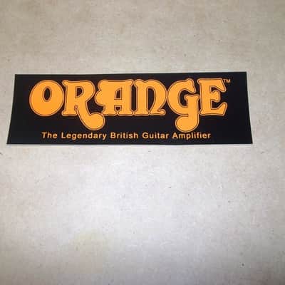 Orange Amps promo decal sticker Amplifier Small small Version1 image 2