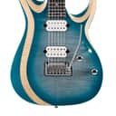 Cort X700 Duality II Guitar, Fishman Fluence Pickups, Ebony Fretboard Lava Burst w/Gigbag, Free Shipping