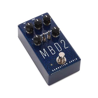 Damnation Audio MBD-2 MOSFET Bass Distortion Blue Hammertone (CME Exclusive) image 2