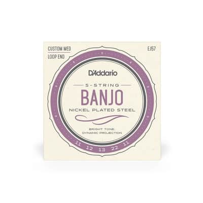 D'Addario 11-22 Custom Medium NPS 5 String Banjo Strings - EJ57 image 4
