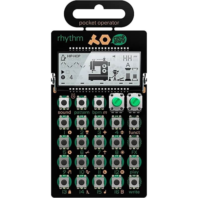 teenage engineering Pocket Operator - Rhythm PO-12 2024 - BLACK image 1