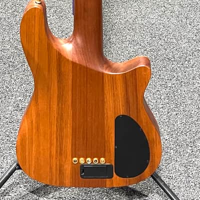 Carvin AC50L Custom USA Left Handed Fretless Acoustic Electric 5-string Bass image 7