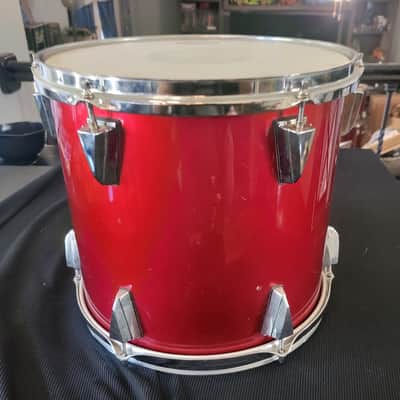 Tama Rare Vintage Granstar Custom 13" x 12" Tom 1988 - Lipstick Red image 5