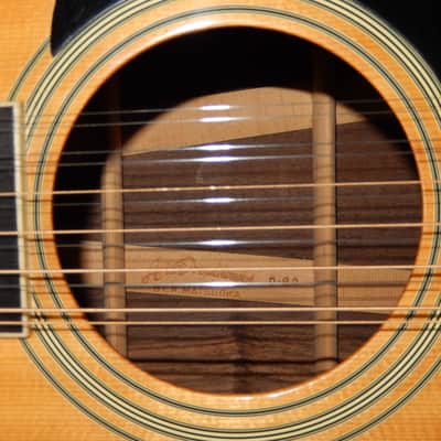 R.MATSUOKA'S - ARIA D80 1979 - MAGNIFICENT - MARTIN D35 STYLE - 12STRINGS ACOUSTIC GUITAR image 3