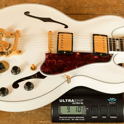 Gibson Custom Murphy Lab 1959 ES-355 Varitone Bigsby | Alpine White - Ultra Light Aged image 9