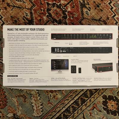 Focusrite Scarlett 18i20 3rd Gen USB Audio Interface 2019 - Present - Black image 2