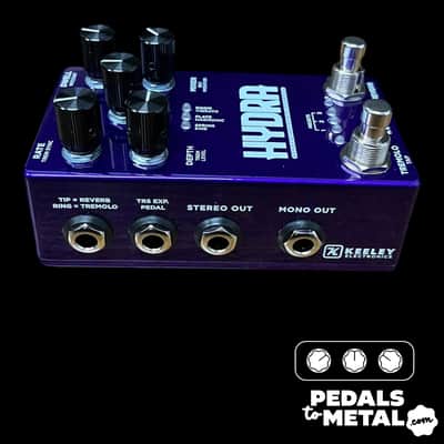 Keeley Hydra Stereo Reverb & Tremolo 2020 - Present - Custom Special ‘2K24 Purple’ Colorway image 3