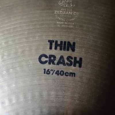 Zildjian 16" Thin Crash Cymbal 1990's - Traditional image 3