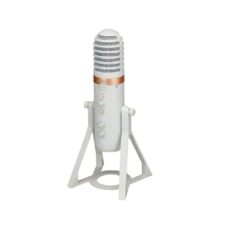 Yamaha AG01 Streaming Loopback Audio USB Microphone - White image 1