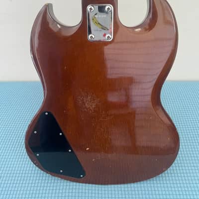 Vintage 1970s Columbus Ibanez Lawsuit EB-3 SG MIJ Electric Bass Guitar Hi Quality image 9