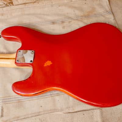 Fender Precision Bass 1971 - Red - Refin image 11