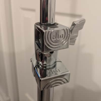 DW DWCP9700 9000 Series Heavy Duty Double-braced Straight/Boom Cymbal Stand 2010s - Chrome image 6