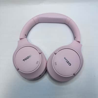 Tozo HT2 Hybrid Active Noise Cancelling Wireless Headphones - Matte Pink image 6