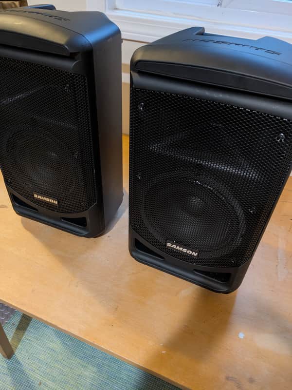 Samson XP800 Expedition Series 800w Portable PA System 2010s - Black image 1