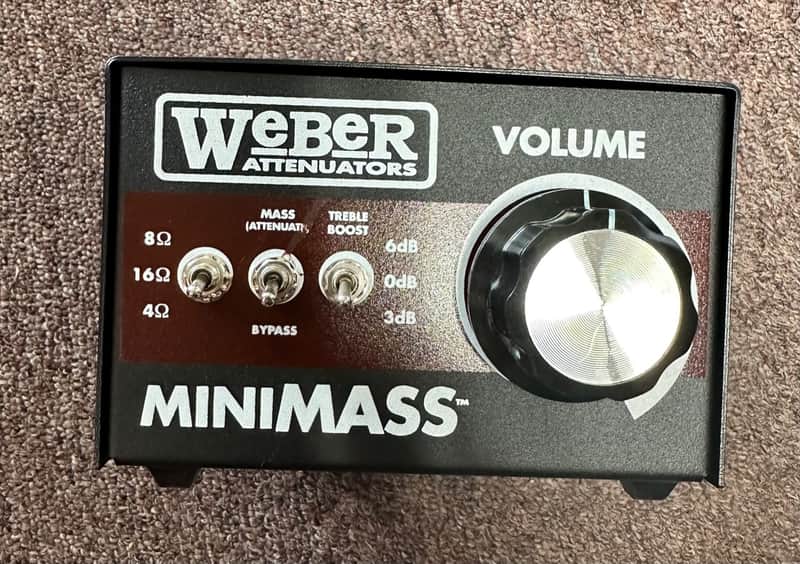 Weber MiniMass 50-Watt Attenuator - Black image 1