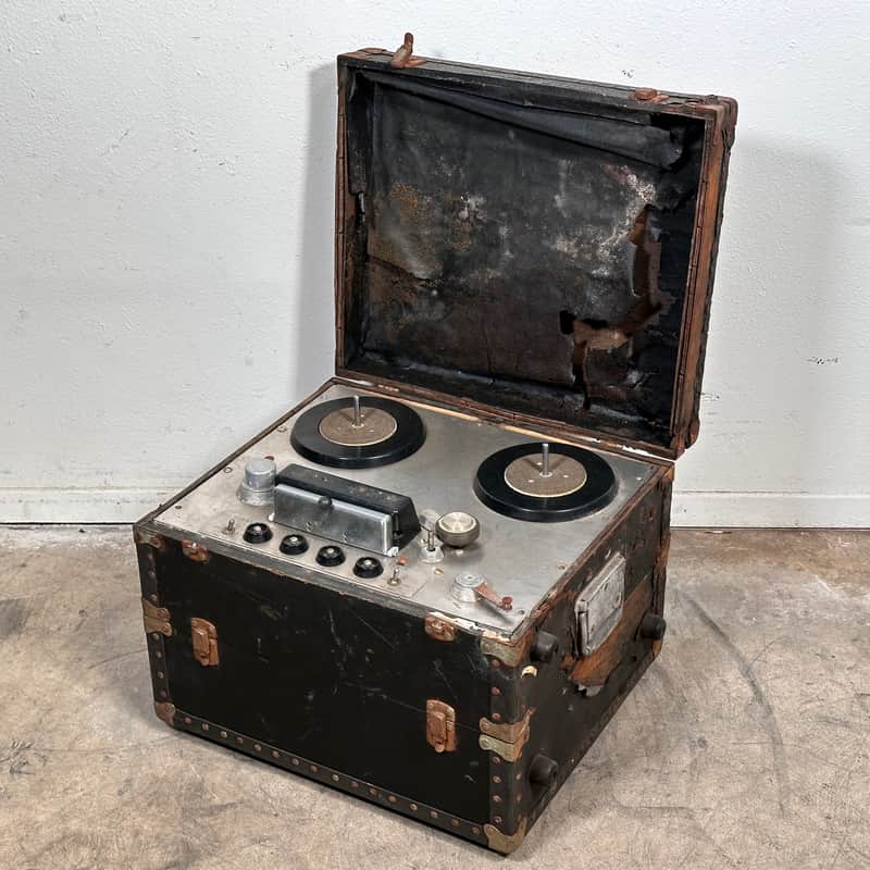 Ampex 351-2P Reel To Reel Transport Magnetic Tape Recorder w/ Original Case image 1
