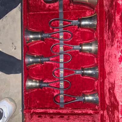 Shulmeric Handbells G3-G7# - Polished bronze expansion sets image 2