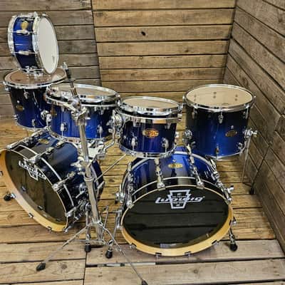 Drum Kit Ludwig Epic Modular, Blue To Black Fade USED! RKMOD060526 image 2