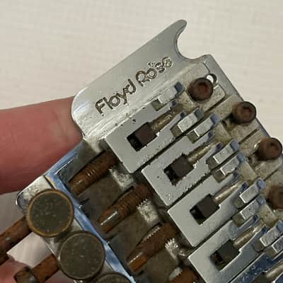 1986-87 Era Original Floyd Rose Made in Germany Chrome Tremolo Bridge Vibrato Kramer Model Guitar image 17