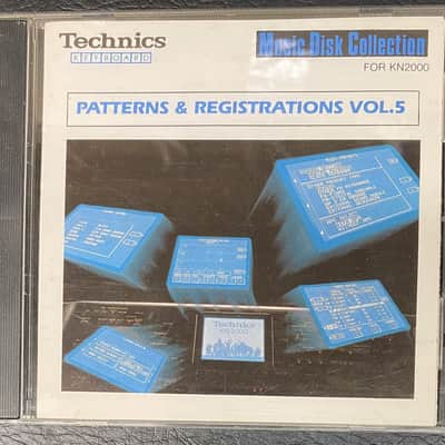 Technics Patterns & Registrations Vol 5 Disk for KN2000