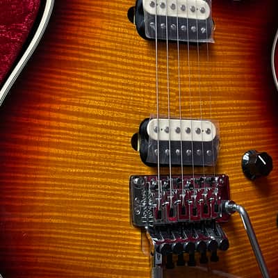 2020 EVH Wolfgang USA 5A Flametop Block Inlays Ebony Fretboard image 12