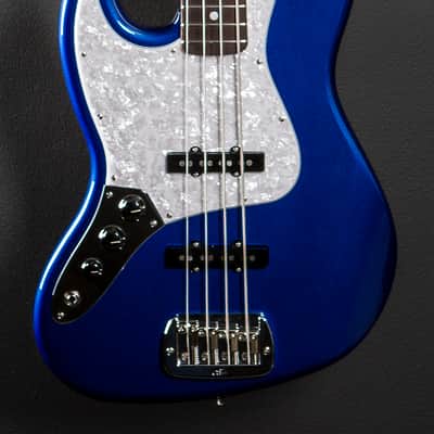 G&L JB Bass Left Hand 2017 Midnight Blue Metallic image 2