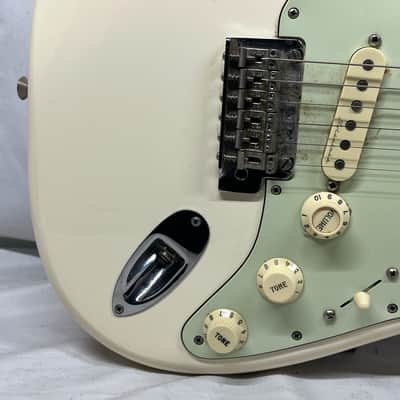 Squier Deluxe Roadhouse Strat Stratocaster Electric Guitar MIM - Made in Mexico - Olympic White image 5