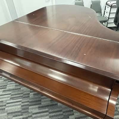 Steinway Model M 5'7" Grand Piano 1924 (Restored) - Satin Mahogany image 13