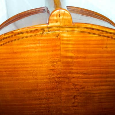 Tyrolean made String Bass circa 1900. Unique Cello shape image 8