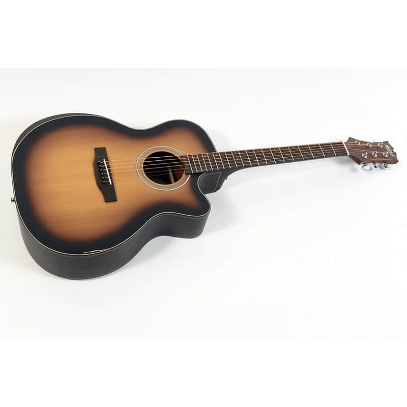 Mitchell T413CE-BST Terra Series Auditorium Solid Torrefied Spruce Top Acoustic-Electric Guitar Regular Edge Burst image 1