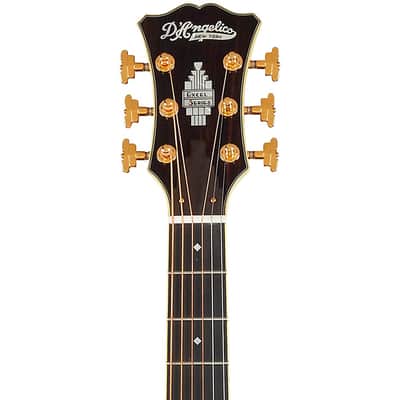 D'Angelico Excel Lexington Dreadnought Acoustic-Electric Guitar - Regular Vintage Natural image 5
