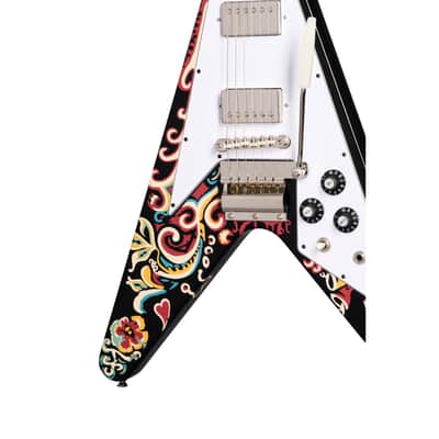 Epiphone Jimi Hendrix Limited Edition "Love Drops" Flying V w/ Hardshell Case image 5
