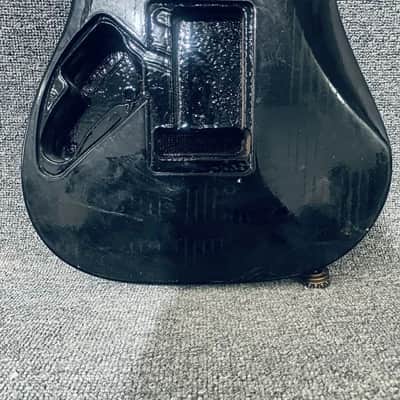 Black Guitar Body with 6 Screw Tremolo Route image 5