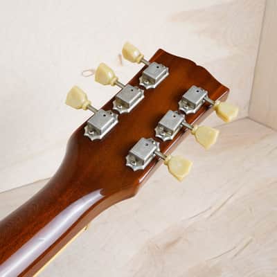 Burny Super Grade RLG-60 '59 Model MIJ 1989 Cherry Old Sunburst VH-1 PAFs Vintage Japan w/ Bag image 7