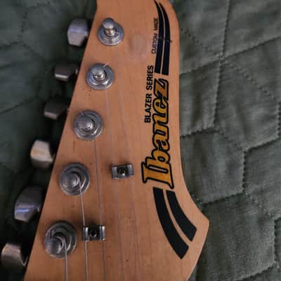 1981 Ibanez Blazer  string thru Brown with gigbag image 14
