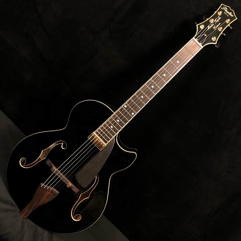 2018 Peerless Martin Taylor Virtuoso Black #7707 Archtop Electric Guitar image 1