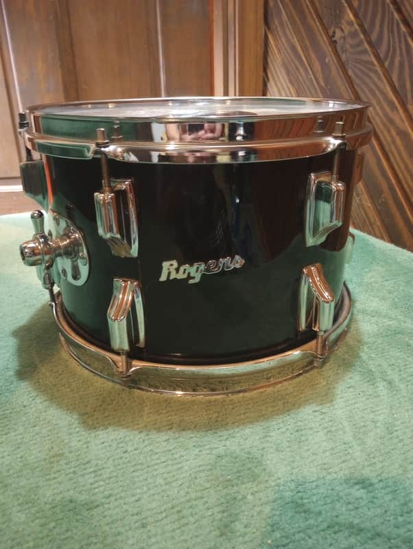 Rogers Fullerton 8x12 Rack Tom - Black Wrap image 1